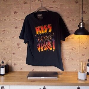 KISS 2019 Destroyer Black Band Tee Adult Men Sz. XL TShirt Unisex  100% Cotton